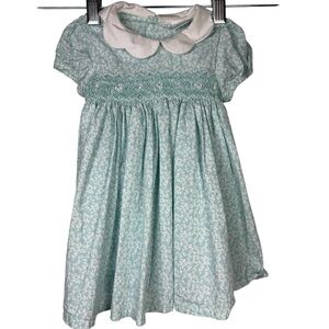 EDGEHILL COLLECTION Smocked Floral Dress - 6M